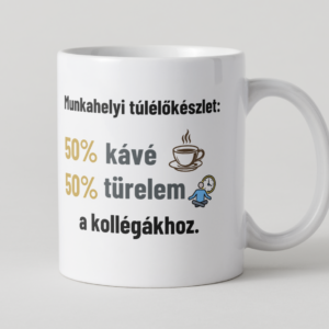 Munkahelyi túlélő készlet: 50% kávé